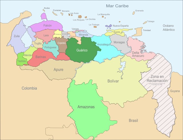Venezuela_Division_Politica_Territorial